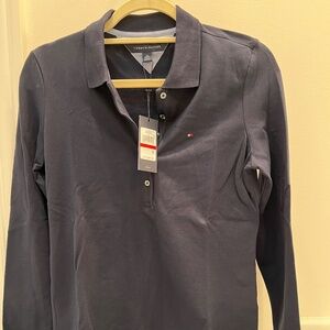 New with Tags! Tommy Hilfiger Women's Longsleeve t-shirt XS - Navy Blue